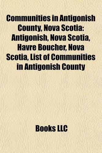 Communities in Antigonish County, Nova Scotia