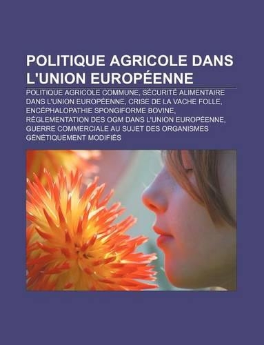 Politique Agricole Dans L'Union Europeenne