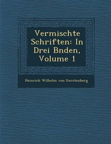 Vermischte Schriften