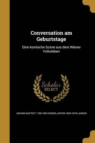Conversation am Geburtstage