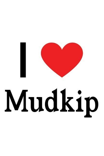 I Love Mudkip: Mudkip Designer Notebook