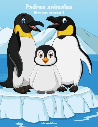 Padres animales libro para colorear 2