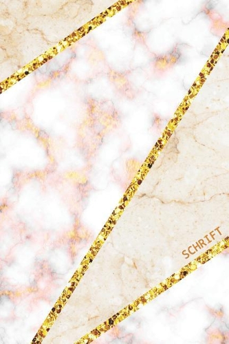 Schrift: Trendy & Hip Notitieboek Beige Roze Goud Marmer Mozaïek Design Ideaal Voor School, Studie, Recepten of Wachtwoorden(Notitieboeken En Schriften)