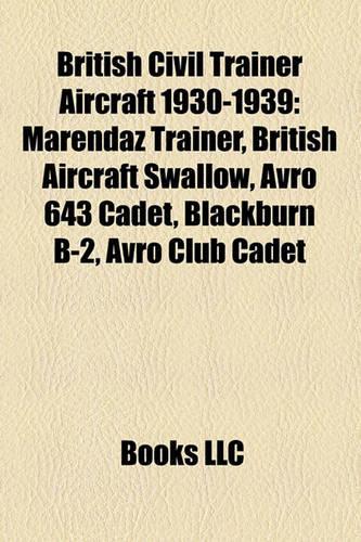 British Civil Trainer Aircraft 1930-1939