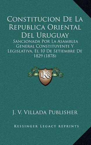 Constitucion De La Republica Oriental Del Uruguay