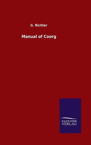 Manual of Coorg