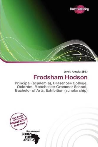 Frodsham Hodson