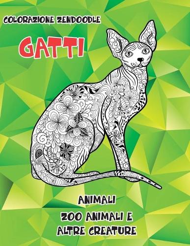 Colorazione Zendoodle - Zoo Animali e altre creature - Animali - Gatti