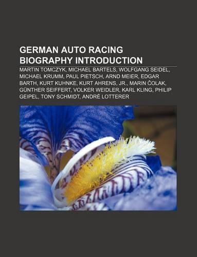 German Auto Racing Biography Introduction