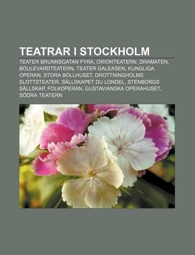 Teatrar I Stockholm