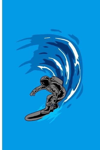 Astronaut Surfing: Astronaut Surfer Perfect Gift Dot Grid Notebook/Journal (6x9)