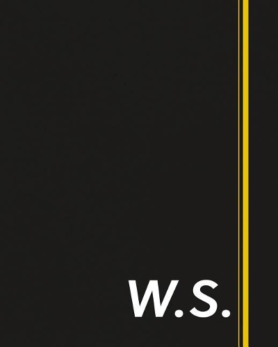 W.S.: Classic Monogram Lined Notebook Personalized With Two Initials - Matte Softcover Professional Style Paperback Journal Perfect Gift for Men and Women
