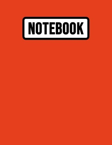 Notebook: Big 300 page Red Journal / Sketchbook, A4 Extra Large for School And Daily Use (College Ruled, 8,5 x 11)
