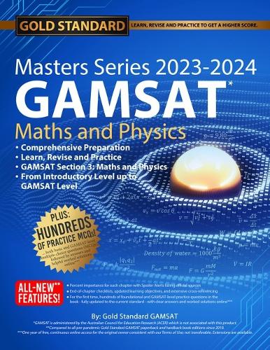 2023-2024 Masters Series GAMSAT Maths and Physics Preparation by Gold