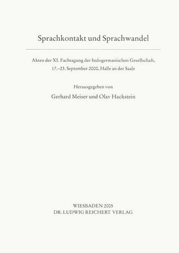 Sprachkontakt Und Sprachwandel