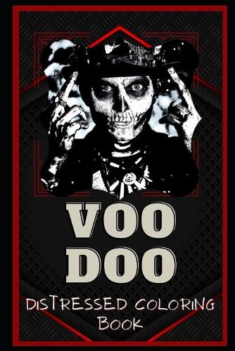 Voodoo Distressed Coloring Book