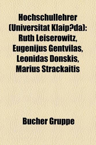 Hochschullehrer (Universit T Klaip?da)