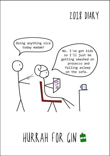 Hurrah For Gin: A5 2018 Diary