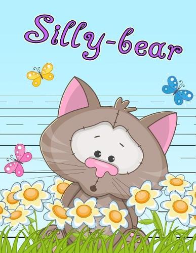 Silly-Bear: Primary Writing Tablet for Kids Learning to Write, Personalized Book with Child's Name for Girls and Boys, 65 Sheets of Practice Paper, 1" Ruling, P