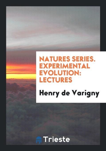 Natures Series. Experimental Evolution: Lectures
