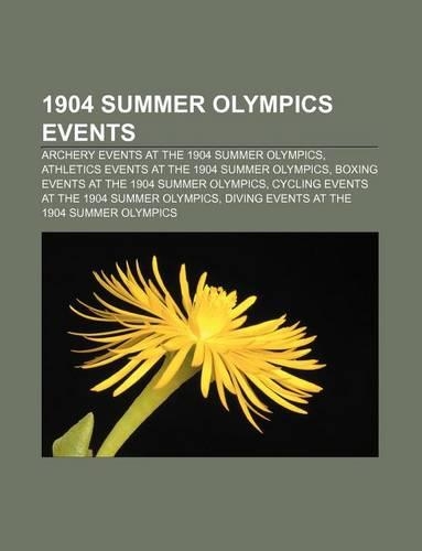 1904 Summer Olympics Events
