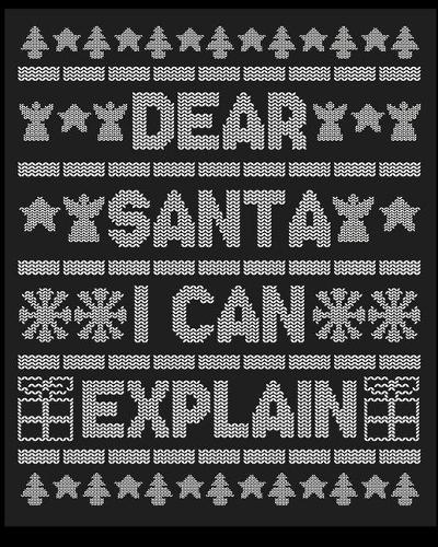 Dear Santa I Can Explain: Lined Notebook Journal Diary, Composition Book, Journal, Doodling, Sketching, Notes, Gift for Birthday, Halloween, Christmas, Graduation or Beginnin