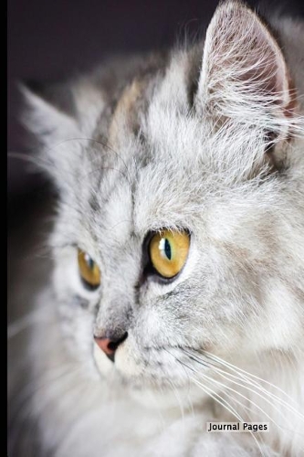 Journal Pages - Furry Cat Kitty: 6" x 9", Lined Journal, Durable Cover,150 Pages For Writing (Journal Notebook)