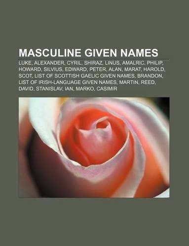 Masculine Given Names