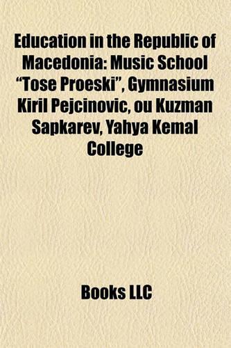 Education in the Republic of Macedonia