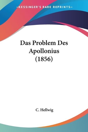 Das Problem Des Apollonius (1856)
