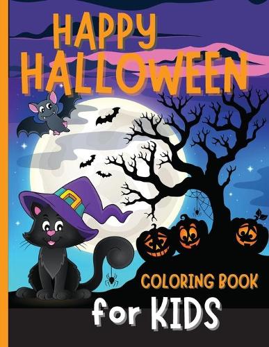 Happy Halloween Coloring Book for Kids