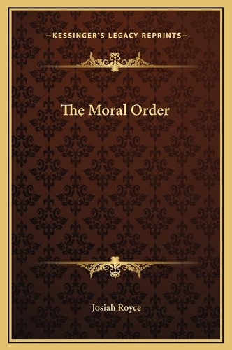 The Moral Order