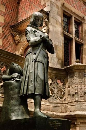 Joan of Arc Statue in France Journal
