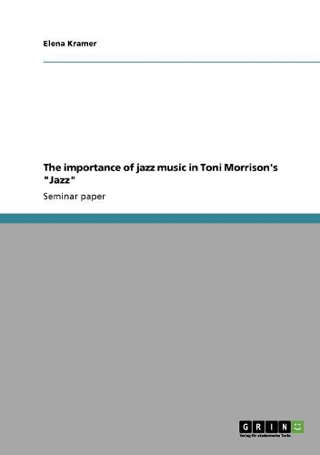 The importance of jazz music in Toni Morrison's "Jazz": (English)