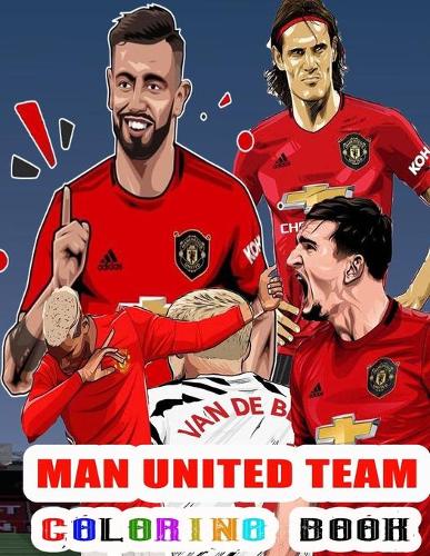 Man United Team Coloring Book