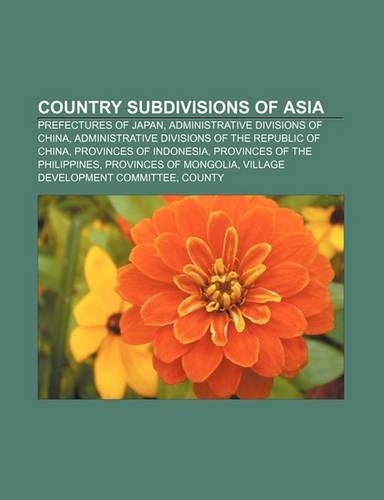 Country Subdivisions of Asia
