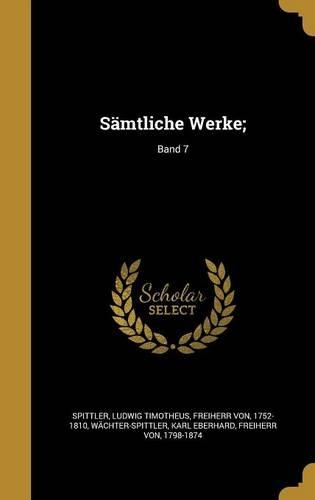 Sämtliche Werke;; Band 7
