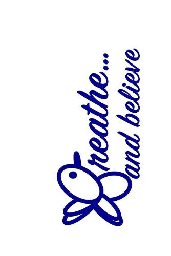 Breathe... and Believe Notebook: 120 Pages 6X9 Gift Journal with Affirmations(Breathe by Birdie)