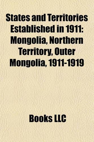 States and Territories Established in 1911