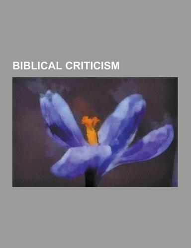 Biblical Criticism