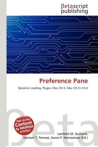 Preference Pane: (English)
