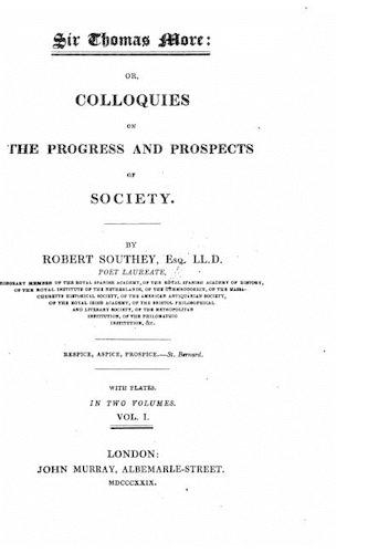 Sir Thomas More - Vol. I: (English)