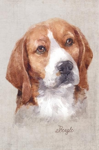 Beagle Dog Portrait Notebook: Blank Dot Grid Journal for Dog Lovers, Dog Mom, Dog Dad and Pet Owners - 6x9 - 5MM Dot Grid Pages