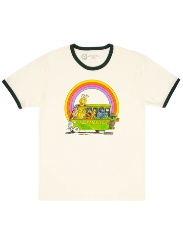 Sesame Street: Bookmobile Unisex Ringer T-Shirt Medium