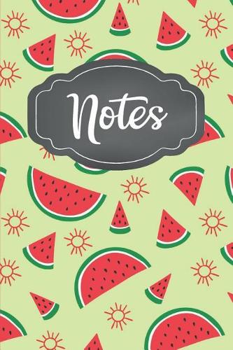 Notes: Small and portable watermelon notebook journal for kids, teens, tweens and women! Writing has never been so fun!