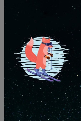 Fox Skiing: Ski Winter Gift For Skiers (6"x9") Dot Grid Notebook To Write In