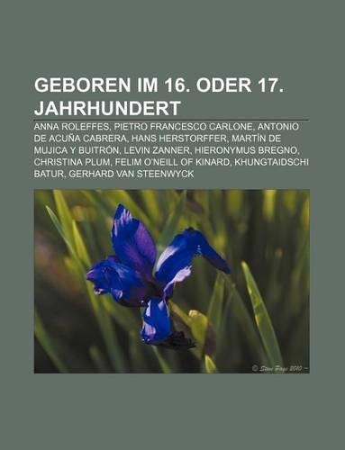 Geboren Im 16. Oder 17. Jahrhundert