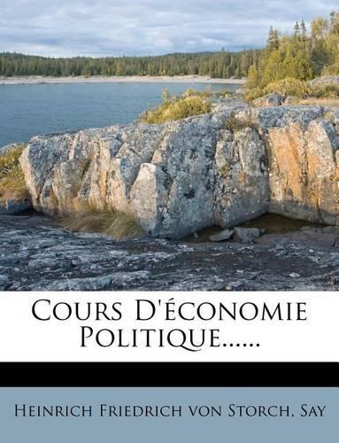 Cours D'Economie Politique......