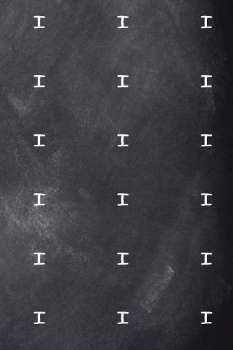 Monogram I Pattern 2019 Weekly Planner Monogram I Chalkboard 134 Pages