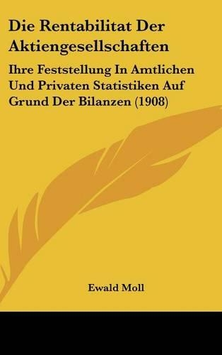 Die Rentabilitat Der Aktiengesellschaften